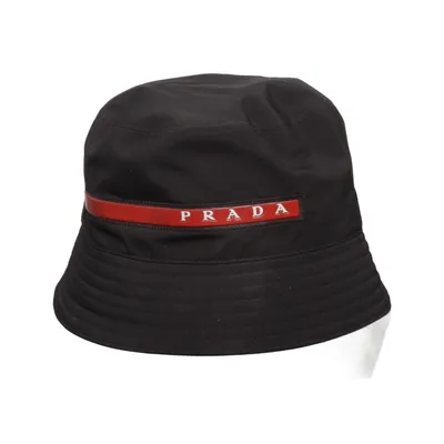 Buckethatt (Svart) från Prada Bomull