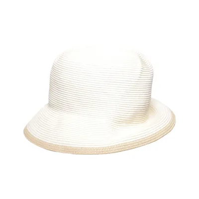 Fedorahatt (Vit, Beige) från Bronté Bomull, Polyester