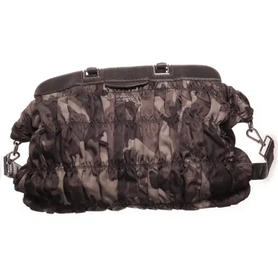 Skuldertaske (Gaufre Camouflage Tote) fra Prada Læder
