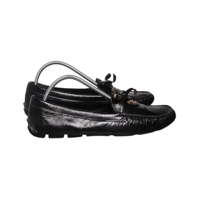 Mokassins (Bow Loafer Driving Flat) von Prada Leder