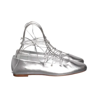 Ballet flats (Silver) from Reformation