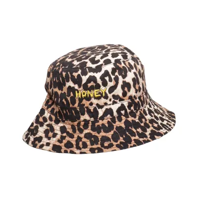 Buckethatt (Brun, Svart, Flerfärgad) från Ganni Bomull