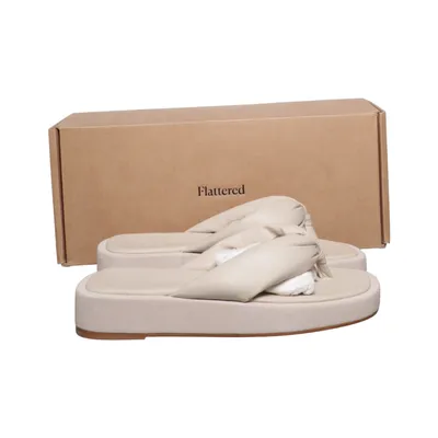 Flip-flops (Blair) from Flattered Leather, Suede