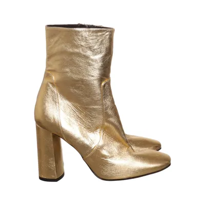 Støvletter (Guld) fra A Pair Læder