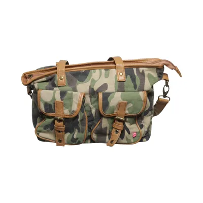 Handväska (Grön, Brun, Flerfärgad) från New Yorker Bomull, Polyester