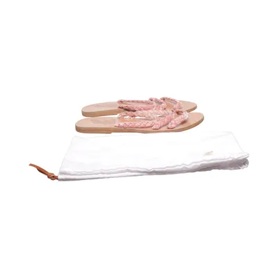 Sandalen (Roze, Beige) van Ancient Greek Sandals Leer