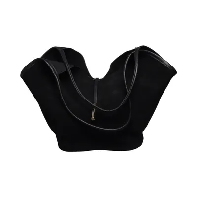 Handväska (Big Triangle Suede Tote) från NA-KD Polyamid, Polyester