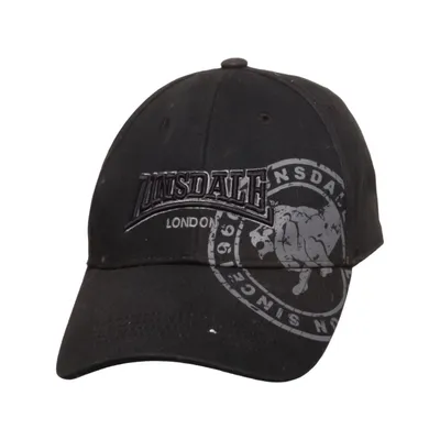 Baseball cap (Black) from Lonsdale Cotton