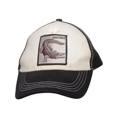 Trucker pet (Crocodile) van Goorin Bros Katoen, Polyester