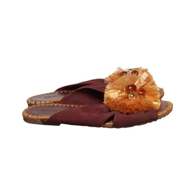 Sandaler (Brun, Guldfärgad) från H&M x The White Lotus
