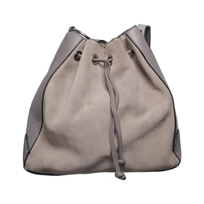 Handväska (Grå) från Zara Basic Collection Skinn, Polyester