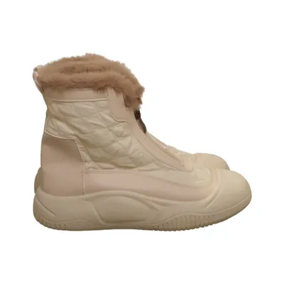 Ankle boots (Beige, White, Pink) from Fashion Sport