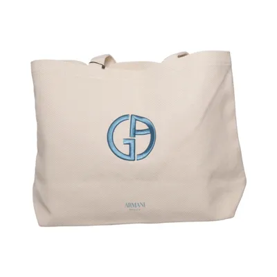 Canvas bag (Beige, Blue) from Giorgio Armani Beauty