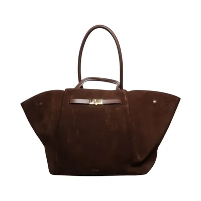 Sac à main (Marron) de Demellier Daim