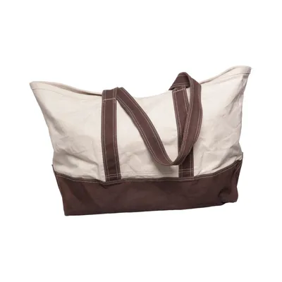 Canvas tas (Wit, Bruin) van Arket Katoen