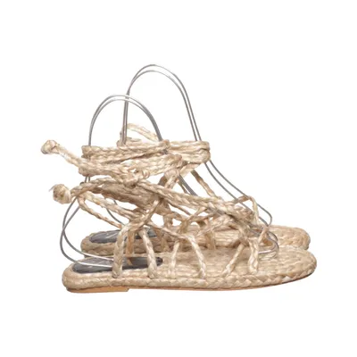 Gladiatorsandaler (Beige) fra Zara Læder