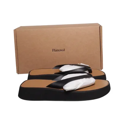 Teenslippers (Brooke) van Flattered Leer