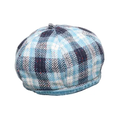 Flat cap (Blue, White, Multicolored) from Accessorize Acrylic, Cotton, Polyester, Wool