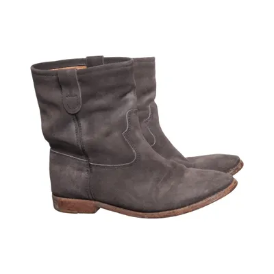 Boots (Grå) från Isabel Marant Mocka