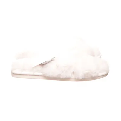 Slippers (White) from Rofa Design Faux fur