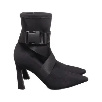 Støvletter (High Heel Belted Boots) fra NA-KD Polyester, Polyurethan