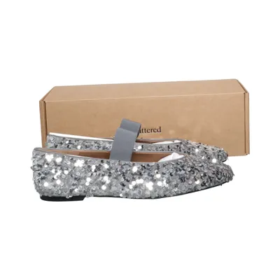 Ballet flats (Bree Sequins) from Flattered Leather