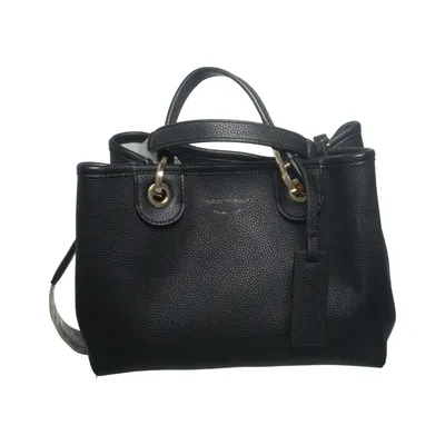 Axelremsväska (Svart) från Emporio Armani Skinnimitation