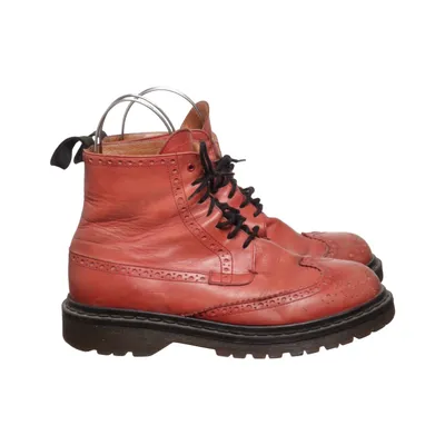 Bottes à lacets (Rouge) de Matas Cuir