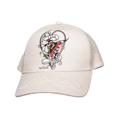 Truckerkeps (Beige, Flerfärgad) från Ed Hardy Bomull, Polyester