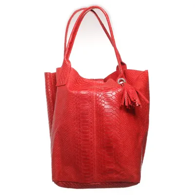 Handväska (Röd) Skinn