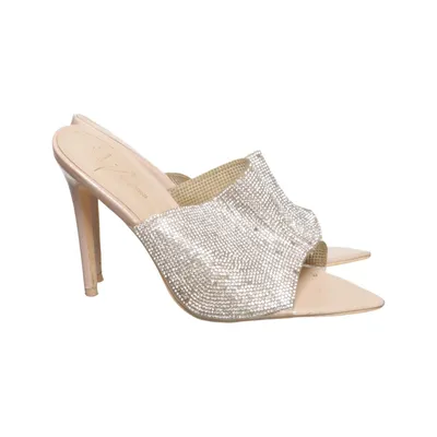 Mules (Beige, Argent) de Sergio Todzi
