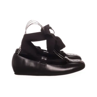 Ballet flats (Black) from Munthe Leather