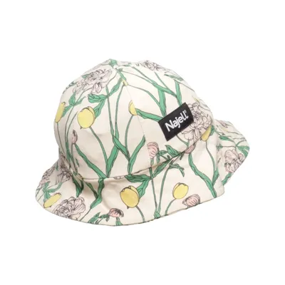 Bucket hat (Beige, Multicolored) from Najell Cotton, Elastane