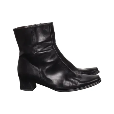Bottes à talons (Noir) de Parisienne Cuir