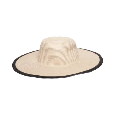 Solhatt (Beige, Svart) från Pieces