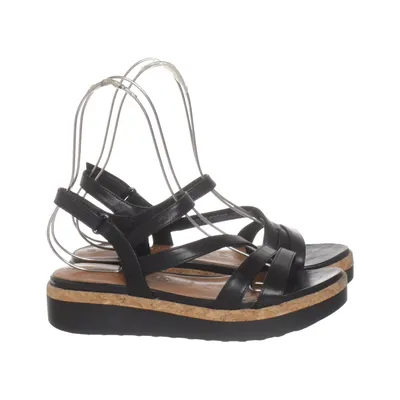Sandalen (Zwart) van Tamaris Leer