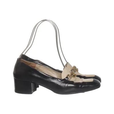 Escarpins (Noir, Beige) de Bruno Magli Cuir