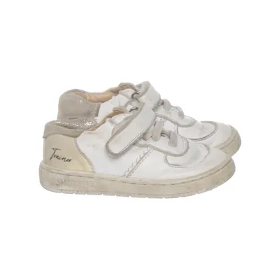 Chaussons de gymnastique (Blanc) de Shoesme Cuir