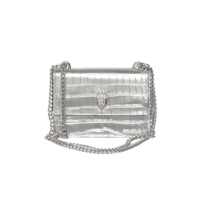 Axelremsväska (Silverfärgad) från Kurt Geiger Skinn