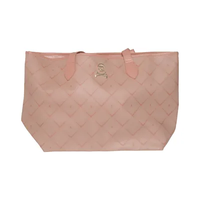 Handbag (Pink) from Scalpers Polyester, Polyurethane