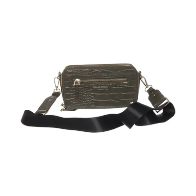 Schoudertas (Camera Bag Khaki Croco) van iDeal of Sweden Polyester, Polyurethaan