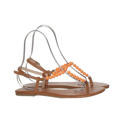 Sandalen (Bruin, Oranje) van Ella Cruz