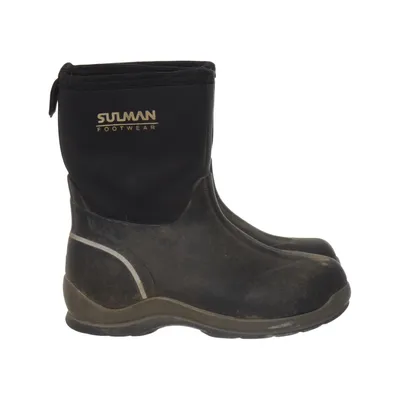 Korte gummistøvler (Sort) fra Sulman Footwear