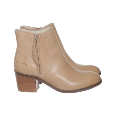Bottes à talons (Beige) de Ten Points