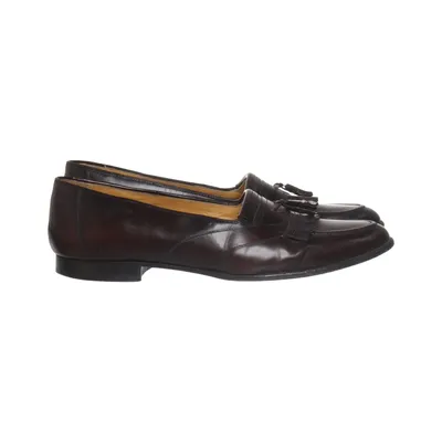 Loafers (Bruin, Rood) van Freeman Leer