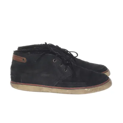 Laced boots (Black) from Lacoste Suede