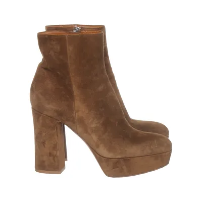 Bottes à talons (Marron) de Gianvito Rossi