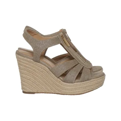 Chaussure compensées (Beige, Or) de Michael Kors
