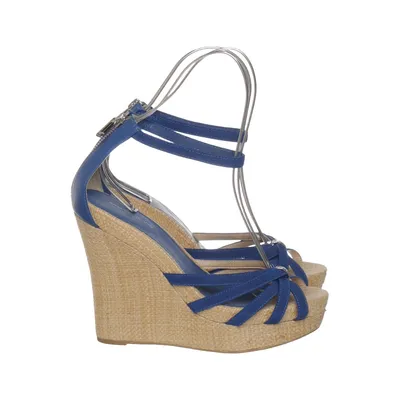 Wedges (Blue, Beige) from Armani Jeans