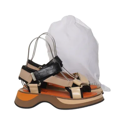 Sandalen (Zwart, Beige, Oranje) van Pertini